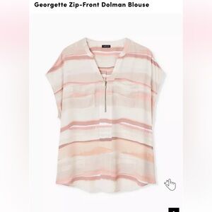 Torrid Multicolor Striped Blouse